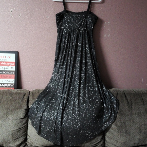 Black glittery party dress - Picture 3 of 4